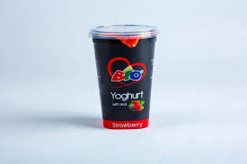 Bio Strawberry Yoghurt 450Ml